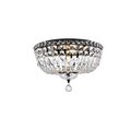 Lighting Business V2528F16BK-RC 16 in. Tranquil Flush Mount, Black LI1724564